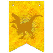 Multicolor Dinosaur Hide Wimpelkette (Zweite Fahne)