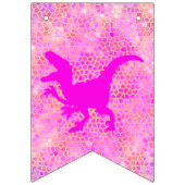 Multicolor Dinosaur Hide Wimpelkette (Erste Fahne)