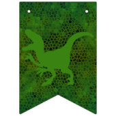 Multicolor Dinosaur Hide Wimpelkette (Dritte Fahne)