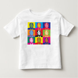 Multicolor Donald Trump Kleinkind T-shirt