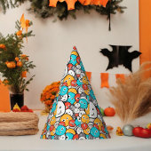 Multicolor Doodle Monster Cartoon Partyhütchen