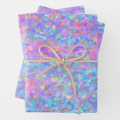 Multicolor Dot Art Geschenkpapier Set (Beispiel)