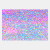 Multicolor Dot Art Geschenkpapier Set (Vorderseite)