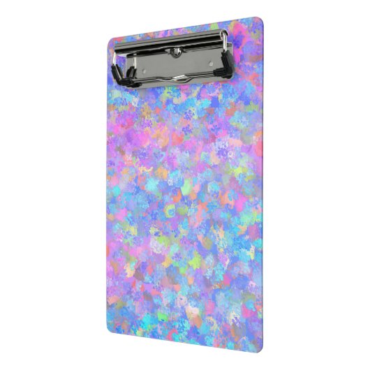 Multicolor Dot Art Mini Klemmbrett (Gewinkelt2)