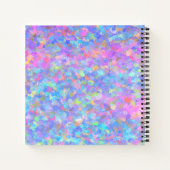 Multicolor Dot Art Notizblock (Rückseite)