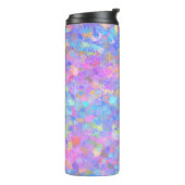 Multicolor Dot Art Thermosbecher (Nach links gedreht)
