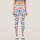 Multicolor-Dreieck Capri Leggings (Vorderseite)