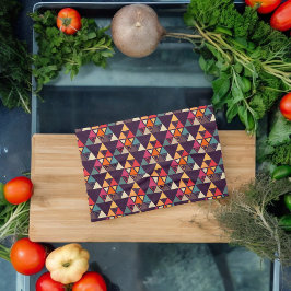 Multicolor-Dreieck-Formen Geschirrtuch