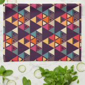 Multicolor-Dreieck-Formen Geschirrtuch (Gefaltet)