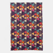 Multicolor-Dreieck-Formen Geschirrtuch (Vertikal)