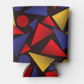 Multicolor-Dreieck-Muster Dosenkühler (Vorderseite)