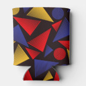 Multicolor-Dreieck-Muster Dosenkühler (Rückseite)
