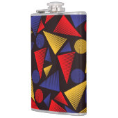 Multicolor-Dreieck-Muster Flachmann (Links)