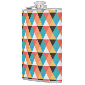 Multicolor-Dreieck-Muster Flachmann (Links)