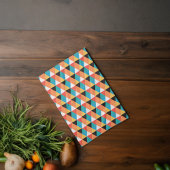 Multicolor-Dreieck-Muster Geschirrtuch