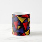 Multicolor-Dreieck-Muster Kaffeetasse (Mittel)
