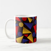 Multicolor-Dreieck-Muster Kaffeetasse (Links)
