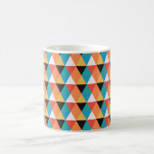 Multicolor-Dreieck-Muster Kaffeetasse (Mittel)