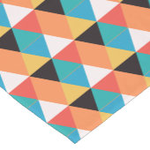 Multicolor-Dreieck-Muster Kurzer Tischläufer (Ecke)