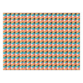 Multicolor-Dreieck-Muster Tischdecke (Vorderseite (Horizontal))