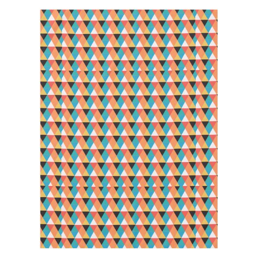Multicolor-Dreieck-Muster Tischdecke (Vorderseite)