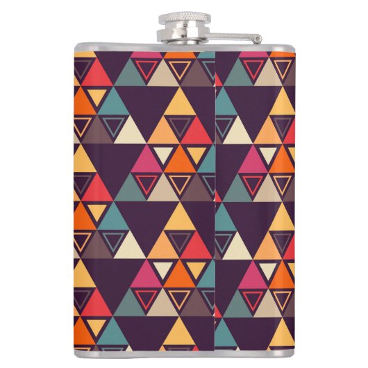 Multicolor-Dreieck-Schnittplatine Flachmann (Rückseite)