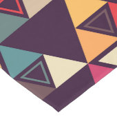 Multicolor-Dreieck-Schnittplatine Großer Tischläufer (Ecke)