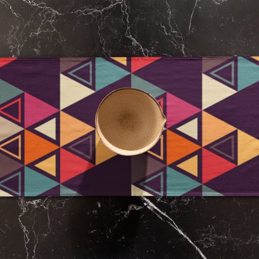 Multicolor-Dreieck-Schnittplatine Großer Tischläufer