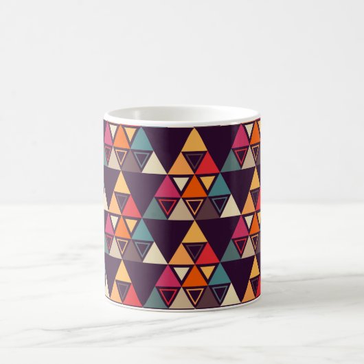 Multicolor-Dreieck-Schnittplatine Kaffeetasse (Mittel)