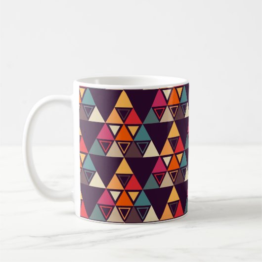 Multicolor-Dreieck-Schnittplatine Kaffeetasse (Links)
