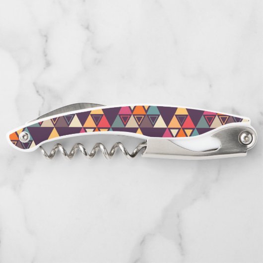 Multicolor-Dreieck-Schnittplatine Kellnermesser (Rückseite)