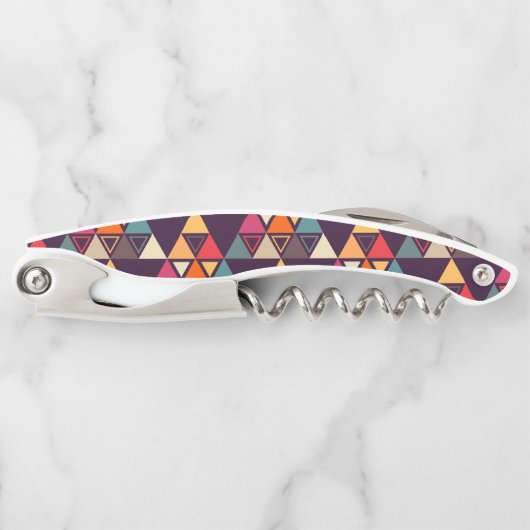 Multicolor-Dreieck-Schnittplatine Kellnermesser (Vorderseite)