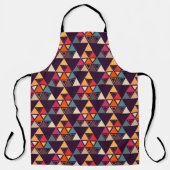 Multicolor-Dreieck-Schnittplatine Schürze (Vorderseite)