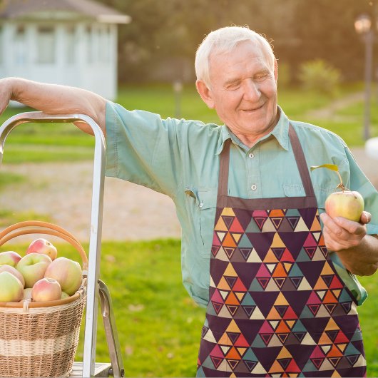 Multicolor-Dreieck-Schnittplatine Schürze