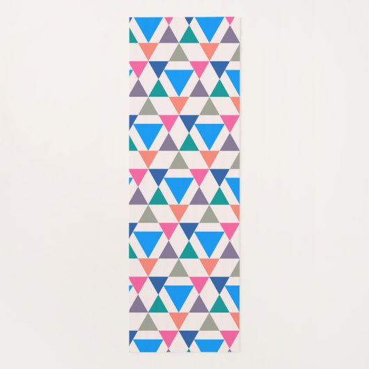 Multicolor-Dreieck Yogamatte (Rückseite)