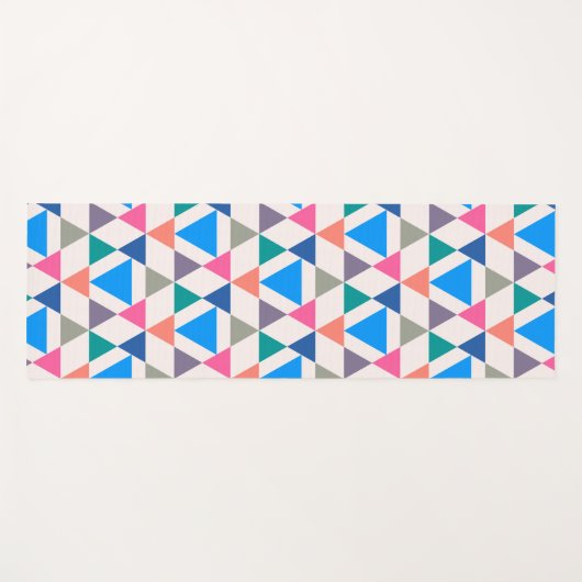 Multicolor-Dreieck Yogamatte (Vorderseite (Horizontal))