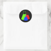 Multicolor Erlenmeyer Sticker (Tasche)