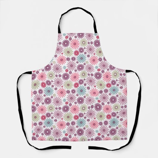 Multicolor ethnic pastel floral seamless schürze (Vorderseite)