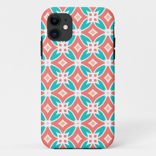 Multicolor-Ethno-Muster Case-Mate iPhone Hülle (Rückseite)