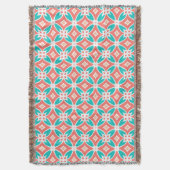 Multicolor-Ethno-Muster Decke (Vorderseite Vertikal)