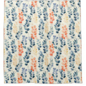 Multicolor Eucalyptus Botanical Duschvorhang (Vorderseite)