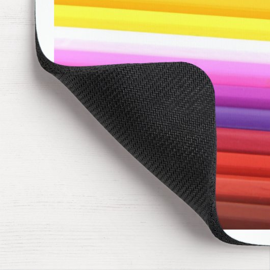 Multicolor Fabric Falten Abstrakt Mousepad (Ecke)