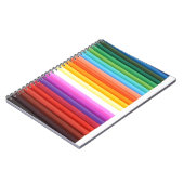 Multicolor Fabric Falten Abstrakt Notizblock (Linke Seite)