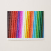 Multicolor Fabric Falten Abstrakt Puzzle (Horizontal)