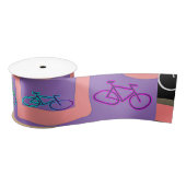 Multicolor-Fahrräder Satinband (Spule)