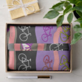 Multicolor-Fahrräder Seidenpapier (Geschenk)