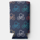 Multicolor-Fahrradmuster Selters Dosenkühler (Vorderseite)