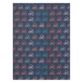 Multicolor-Fahrradmuster Tischdecke (Vorderseite)