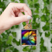 Multicolor Feathers Schlüsselanhänger (Hand)