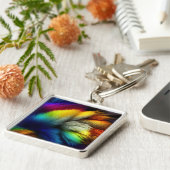 Multicolor Feathers Schlüsselanhänger (Seite)